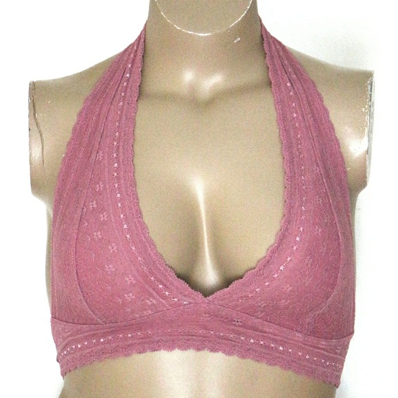 Charlotte Russe Other - 🚚MOVING! Charlotte Russe L, Rosy Lace Halter Bra